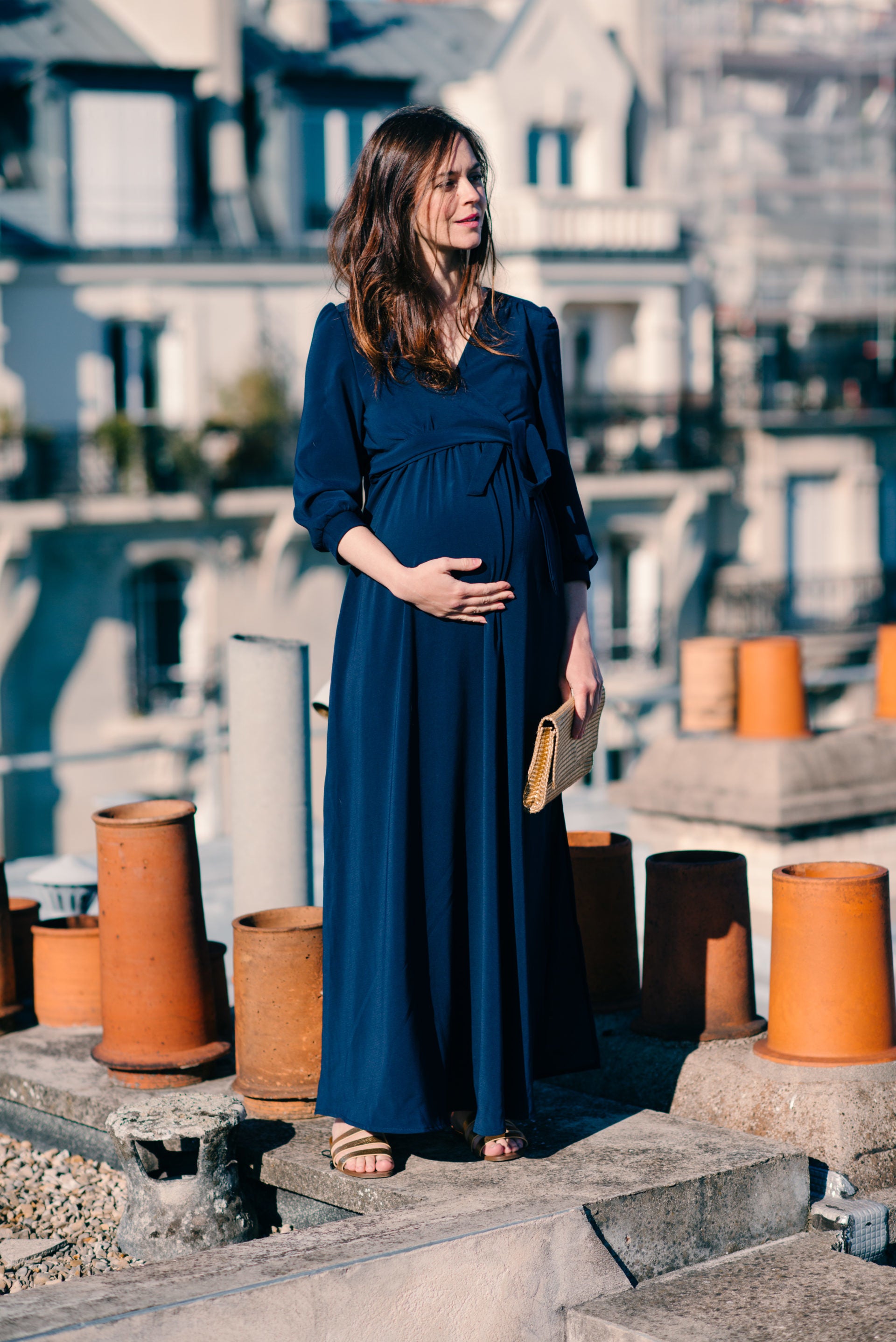 Habit femme enceinte sale